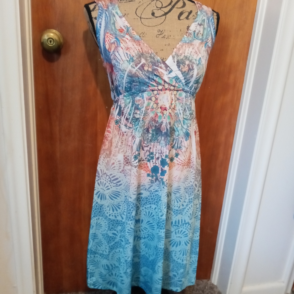 Kiara Boho Style Super Soft Mandala Print Dress